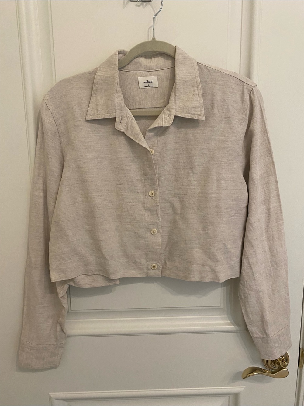 Wilfred Cropped Button-Front